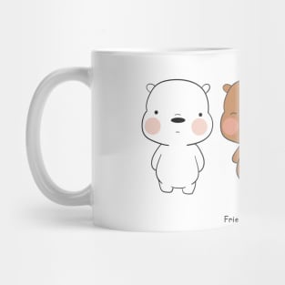 Cute We Bare Bears Illustration Mug